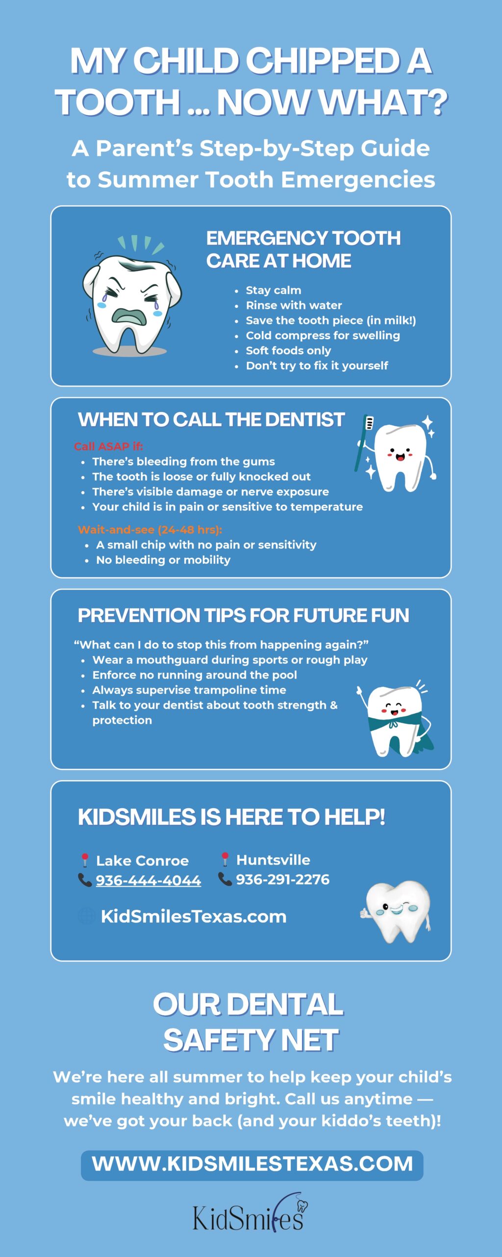 What to do if your child chips a tooth this summer—plus dentist-approved tips to stay calm, prevent injuries, and protect their smile all season long